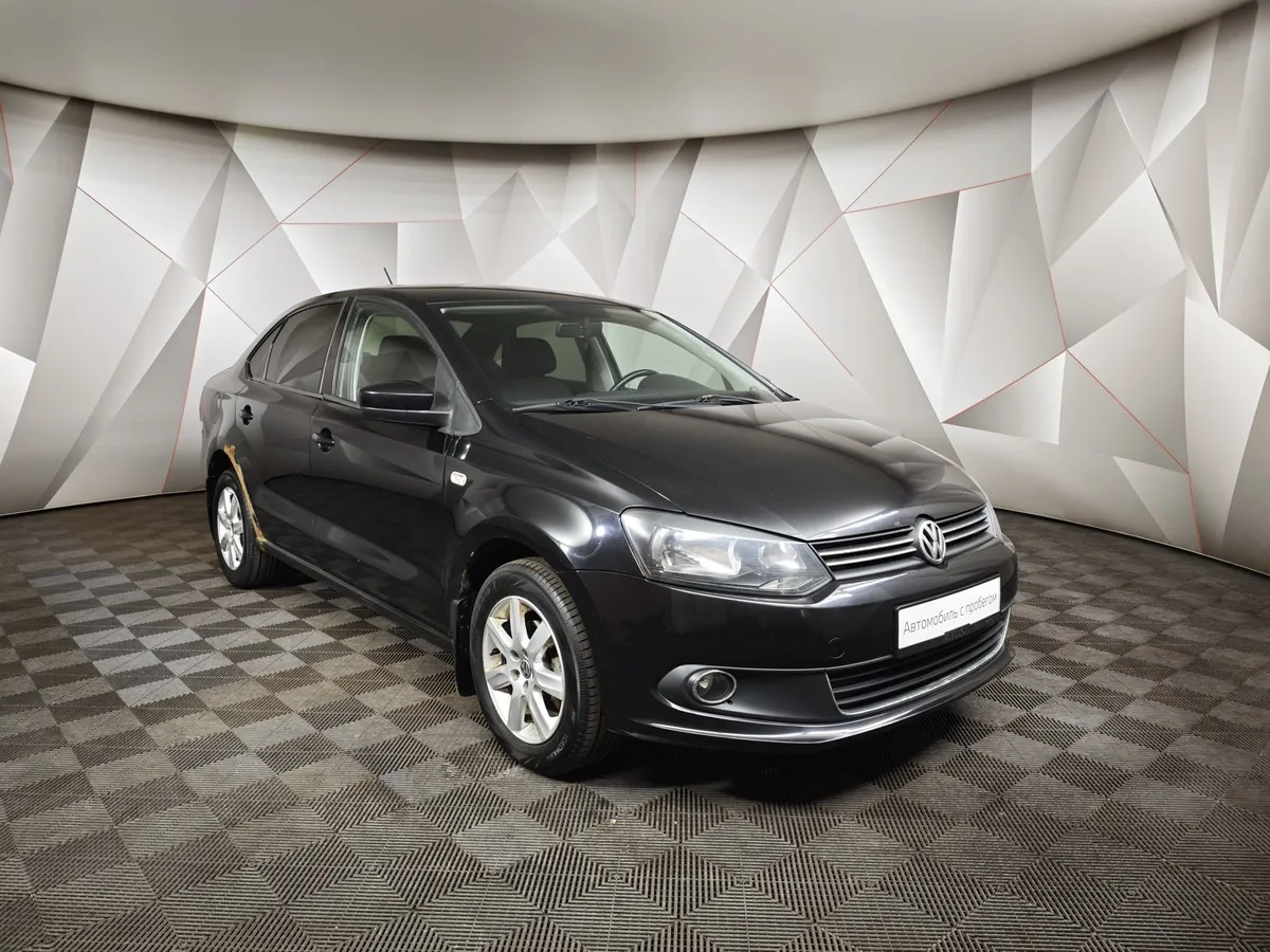 Volkswagen Polo 1.6 MPI AT (110 л.с.) Highline Черный в АВИЛОН. Слайд №3