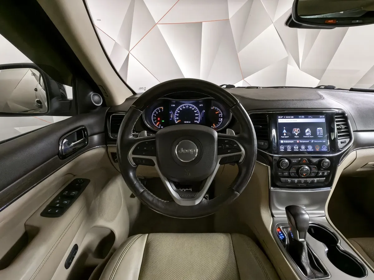 Jeep Grand Cherokee 3.6 AT AWD (286 л.с.) Overland Черный в АВИЛОН. Слайд №20
