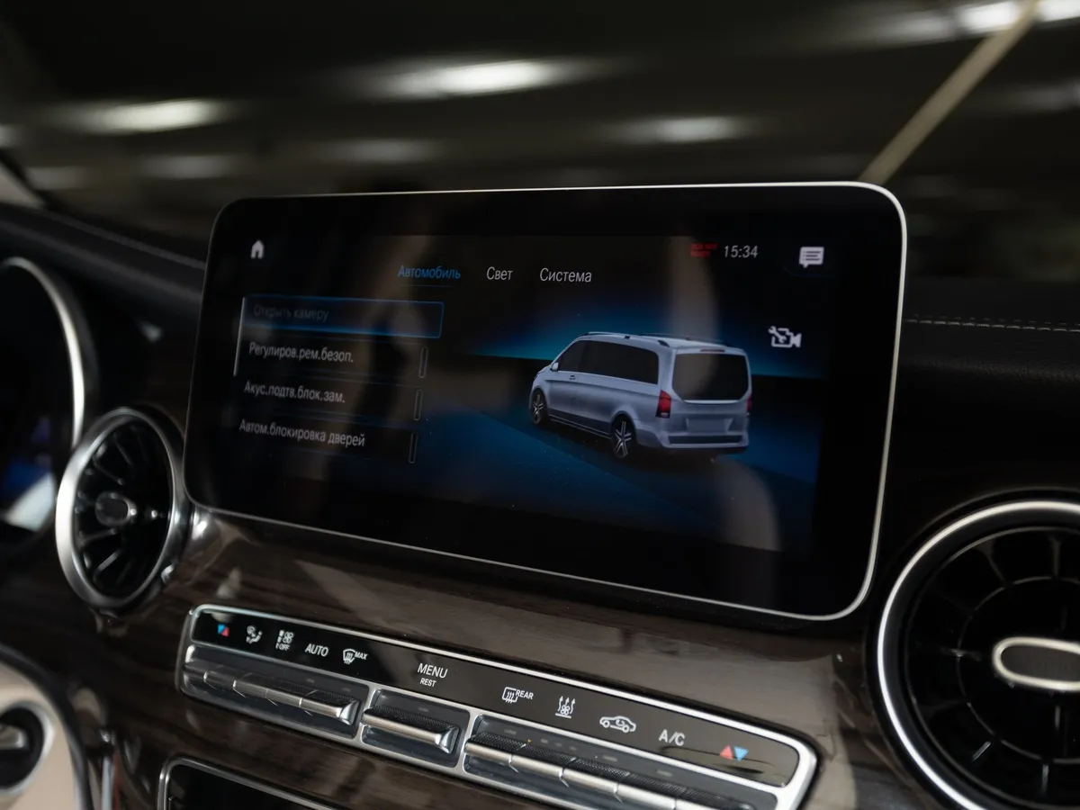 Mercedes-Benz V-Класс V 250 d AT L2 4x4 (190 л.с.) Exclusive Черный в АВИЛОН. Слайд №15