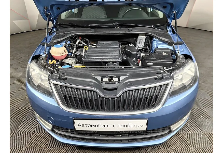Skoda Rapid 1.6 MT (90 л.с.) Синий в АВИЛОН. Слайд №11