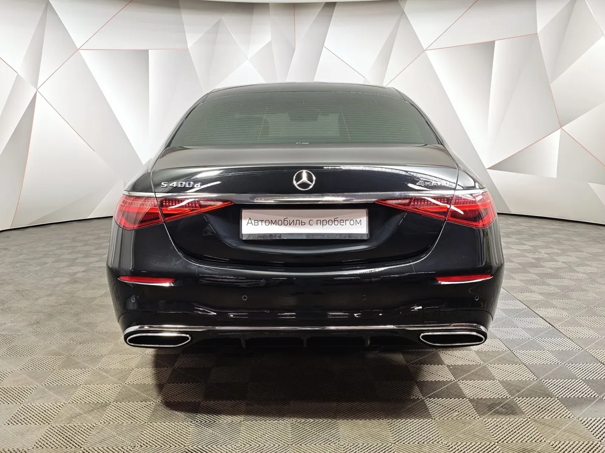 Mercedes-Benz S-Класс S 450 d 9G-TRONIC 4MATIC (330 л.с.) Черный в АВИЛОН. Слайд №8