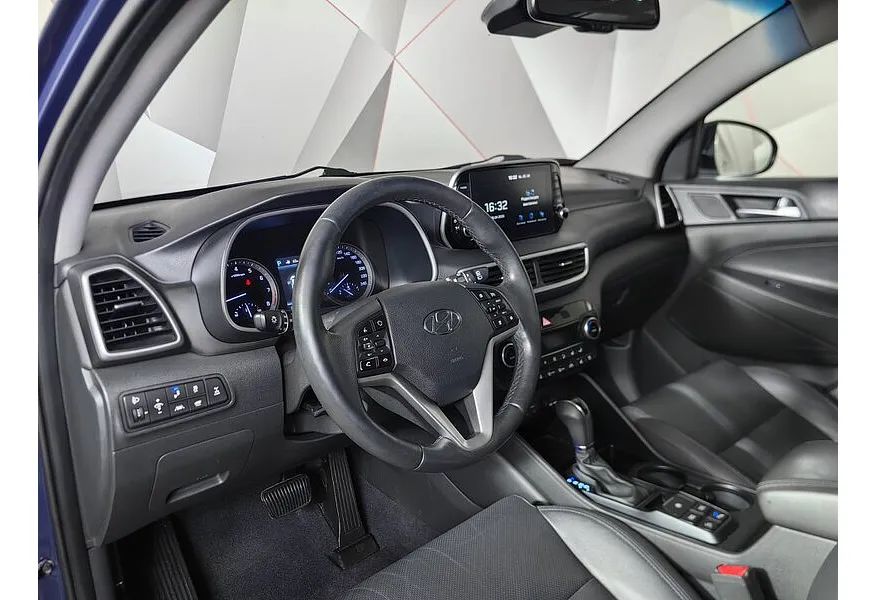 Hyundai Tucson 2.4 GDi 6AT 4WD (184 л.с.) High-Tech plus Синий в АВИЛОН. Слайд №19