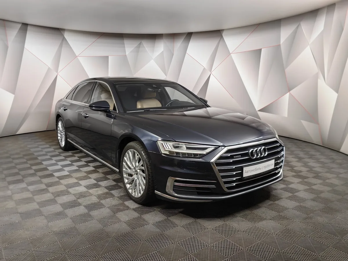 Audi A8 3.0 TDI L tiptronic quattro (249 л.с.) Синий в АВИЛОН. Слайд №3