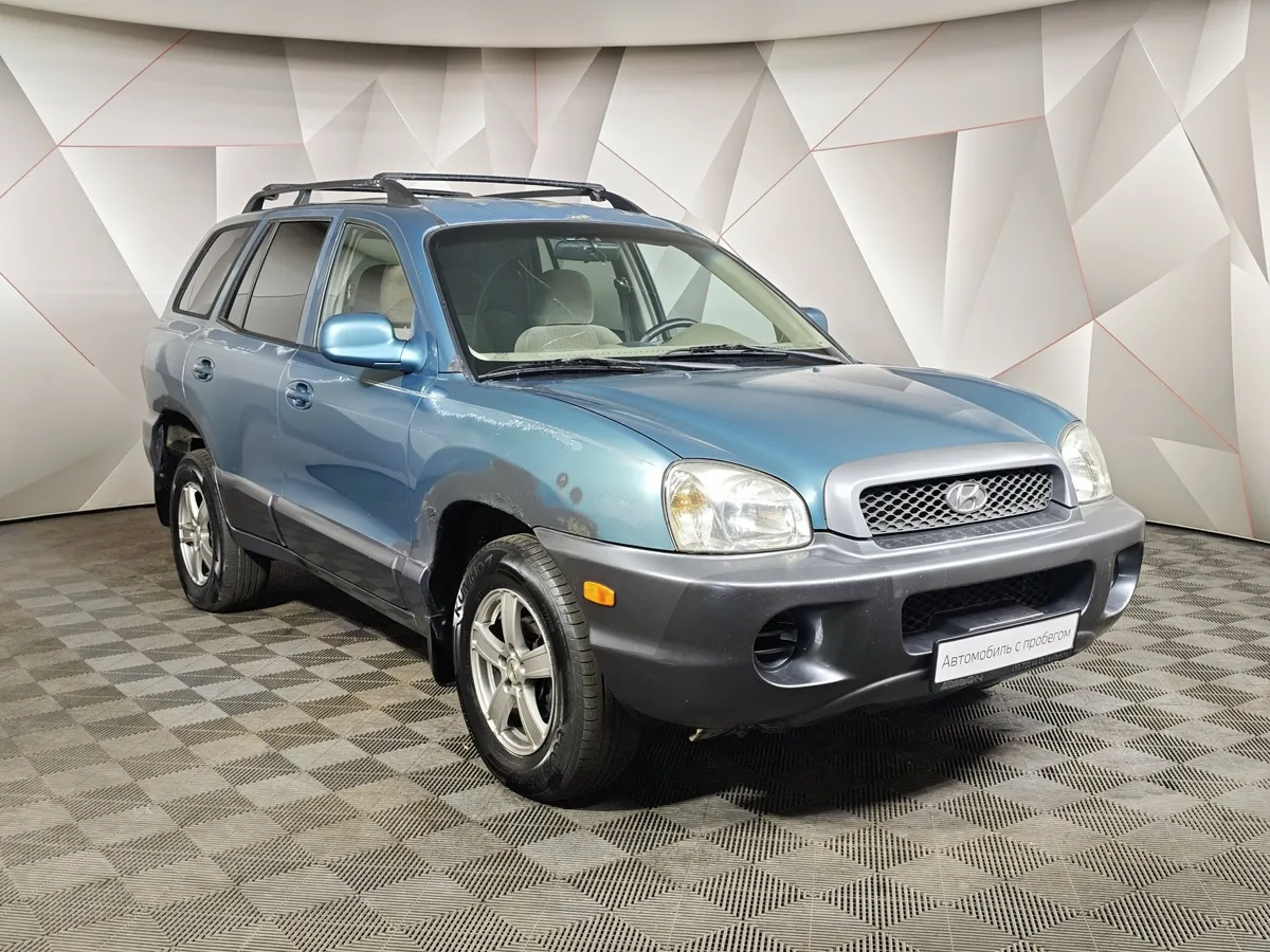 Hyundai Santa Fe 2.4 AT (150 л.с.) Зеленый в АВИЛОН. Слайд №3