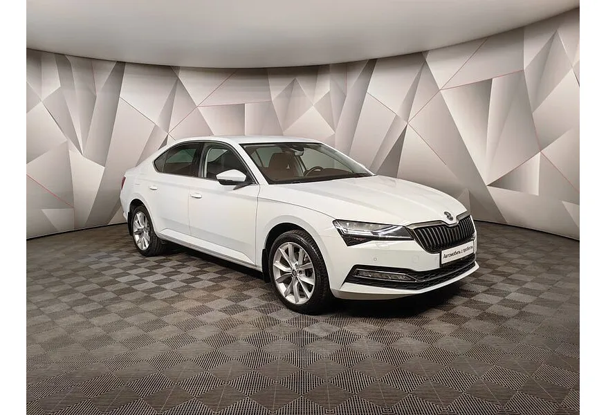 Skoda Superb 1.4 TSI DSG (150 л.с.) Exclusive Белый в АВИЛОН. Слайд №3