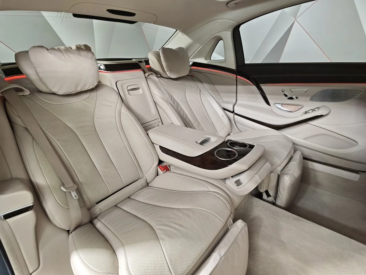 Mercedes-Benz S-Класс S 500 Maybach 9G-TRONIC (455 л.с.) Черный в АВИЛОН. Слайд №17