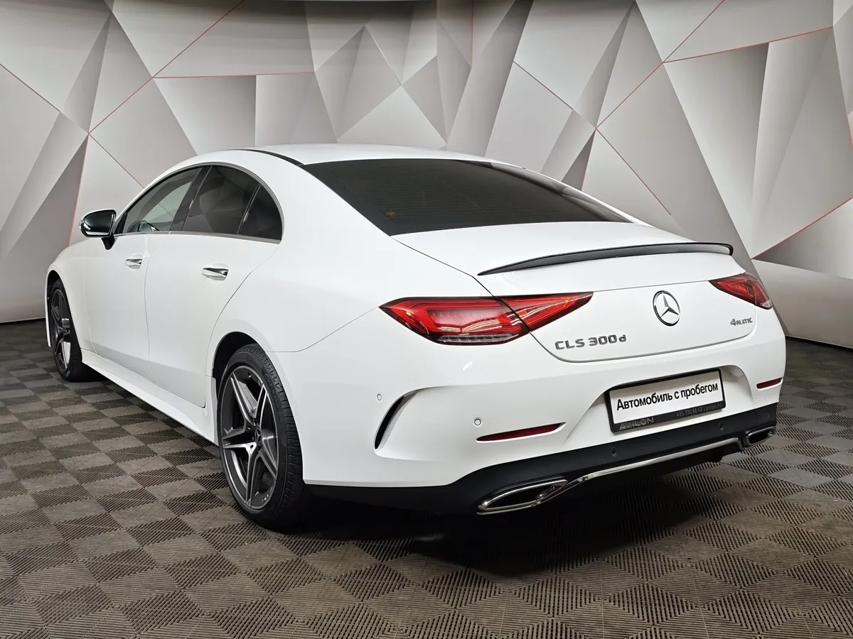 Mercedes-Benz CLS 300d 9G-TRONIC 4MATIC+ (265 л.с.) Белый в АВИЛОН. Слайд №4