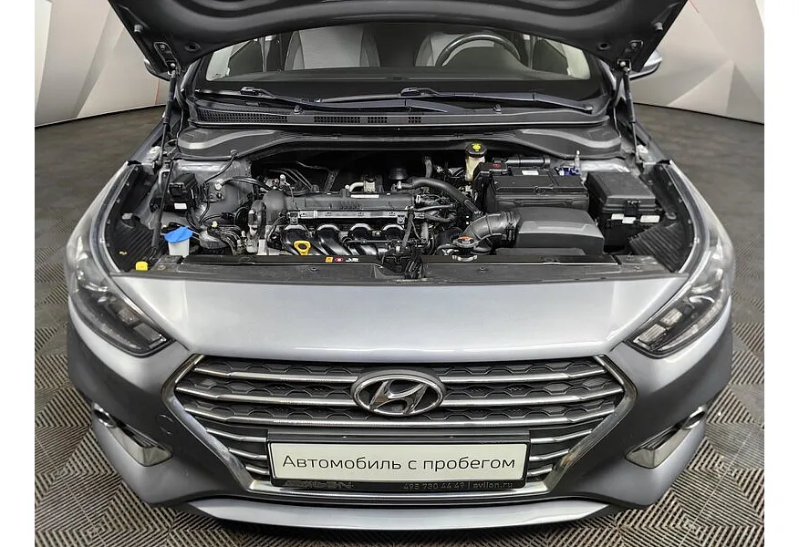 Hyundai Solaris 1.6 AT (123 л.с.) Elegance Серый в АВИЛОН. Слайд №19