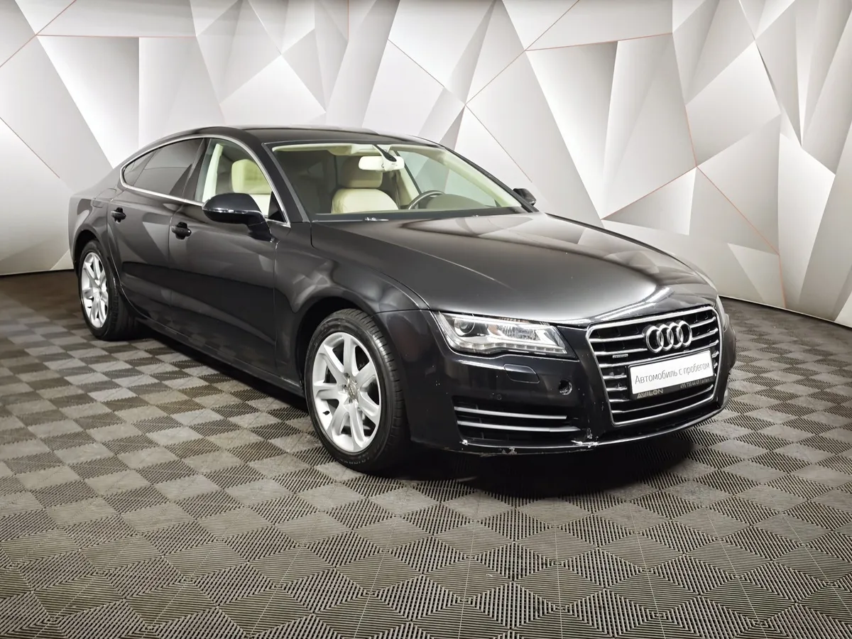Audi A7 2.8 FSI S tronic quattro (204 л.с.) Черный в АВИЛОН. Слайд №3