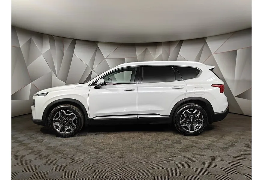 Hyundai Santa Fe 2.2 CRDi AWD 8AT (200 л.с.) High-Tech Белый в АВИЛОН. Слайд №5