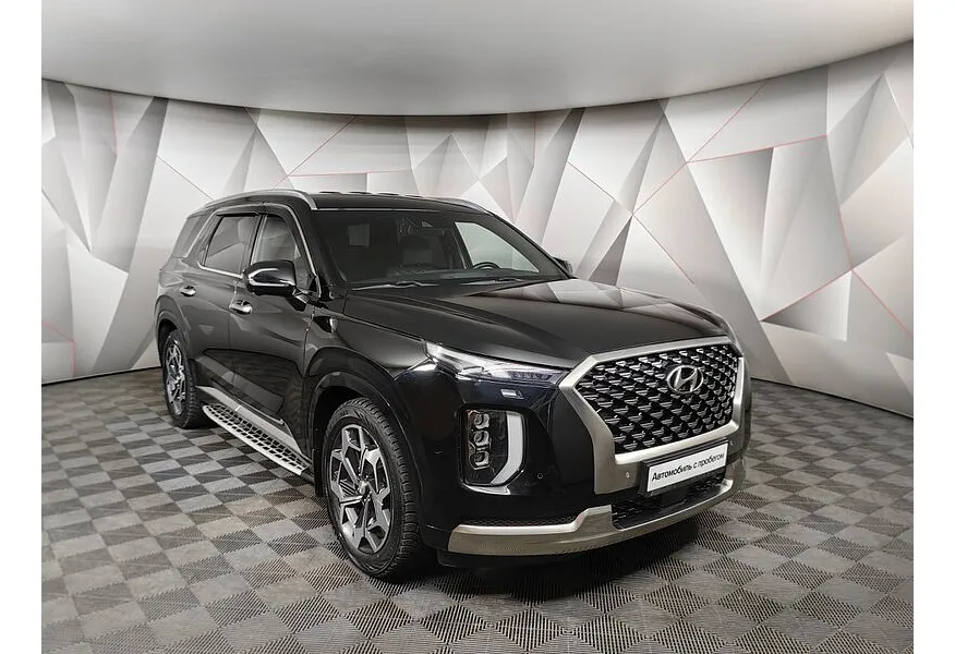 Hyundai Palisade 2.2 - 8AT CRDi (200 л.с.) 7 мест Prestige Черный в АВИЛОН. Слайд №3