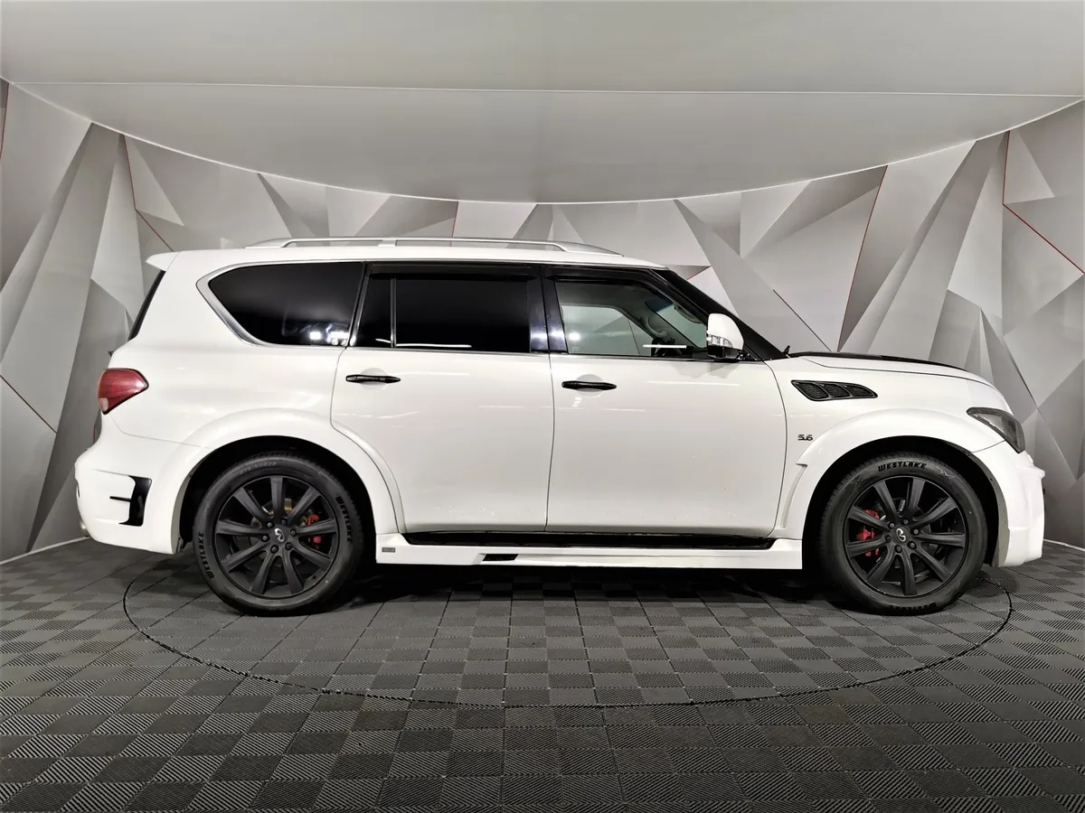 Infiniti QX80 5.6 АТ AWD (405 л.с.) Белый в АВИЛОН. Слайд №6