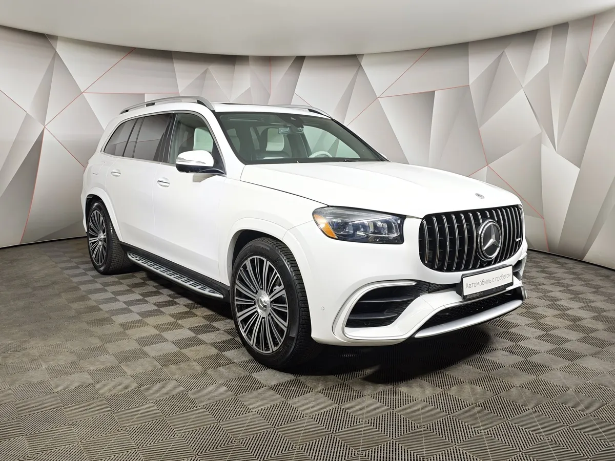 Mercedes-Benz GLS 450 9G-TRONIC 4Matic (367 л.с.) Белый в АВИЛОН. Слайд №3
