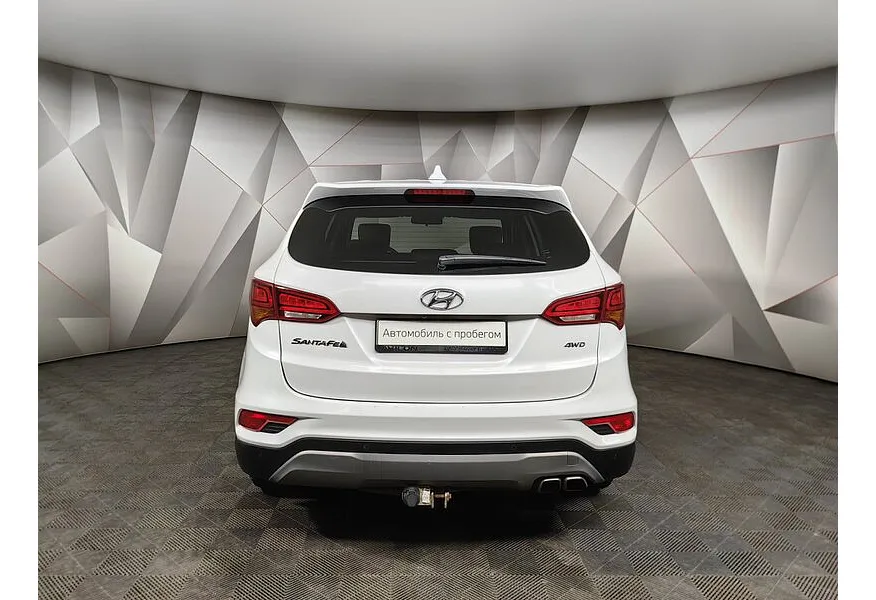 Hyundai Santa Fe 2.4 AT AWD (171 л.с.) Dynamic Белый в АВИЛОН. Слайд №8