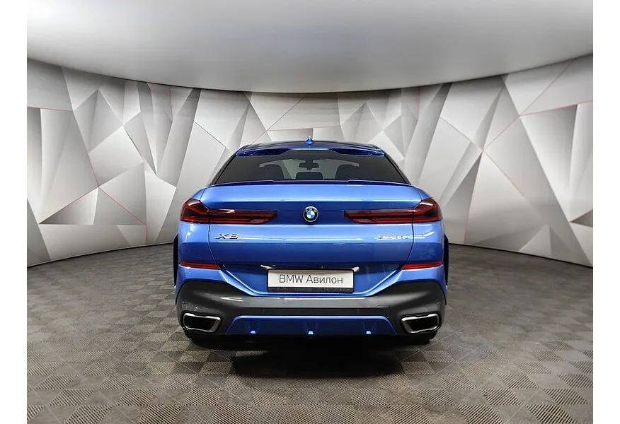 BMW X6 3.0 AT xDrive30d (249 л.с.) M Sport Pro Синий в АВИЛОН. Слайд №4