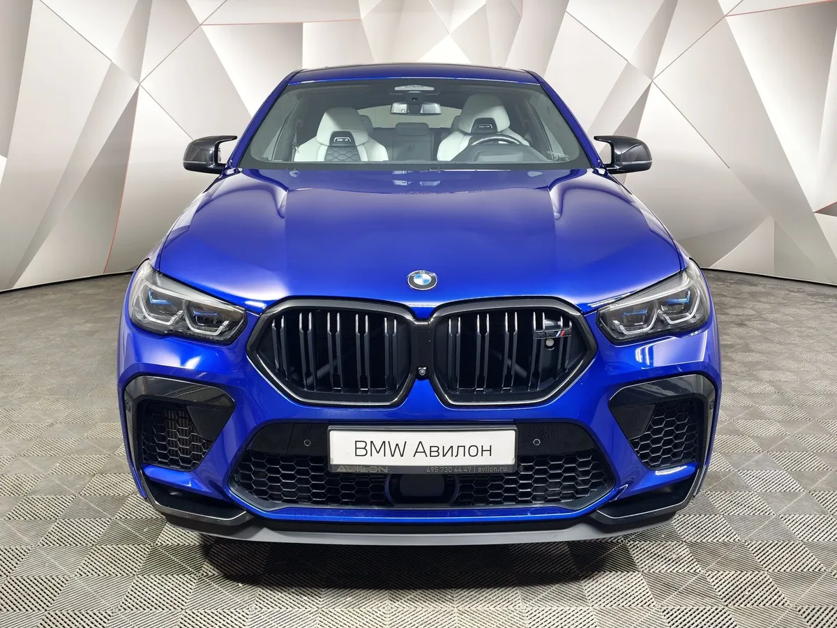 BMW X6 M 4.4 xDrive (625 л.с.) Competition Синий в АВИЛОН. Слайд №3