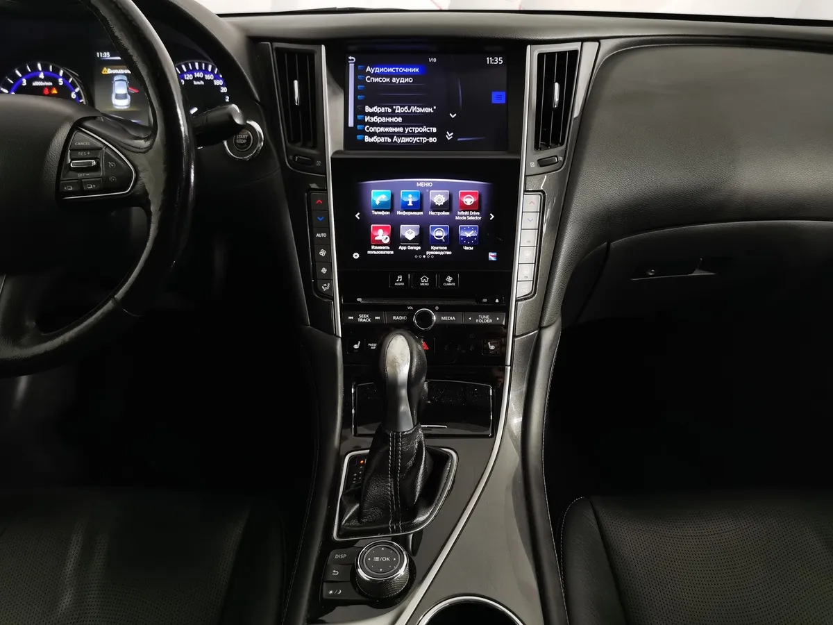 Infiniti Q50 2.0 T AT (211 л.с.) Серый в АВИЛОН. Слайд №13