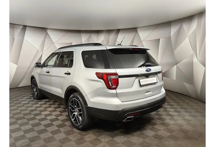 Ford Explorer 3.5 SelectShift 4WD (249 л.с.) Sport Серебристый в АВИЛОН. Слайд №4