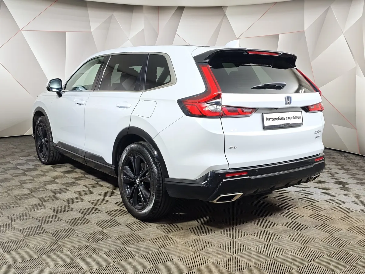 Honda CR-V 2.0h CVT 4WD (204 л.с.) Sport Hybrid Белый в АВИЛОН. Слайд №4