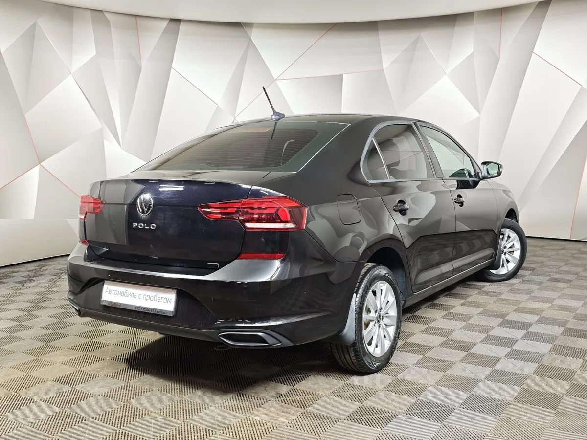 Volkswagen Polo 1.6 MPI AT (110 л.с.) Highline Черный в АВИЛОН. Слайд №2