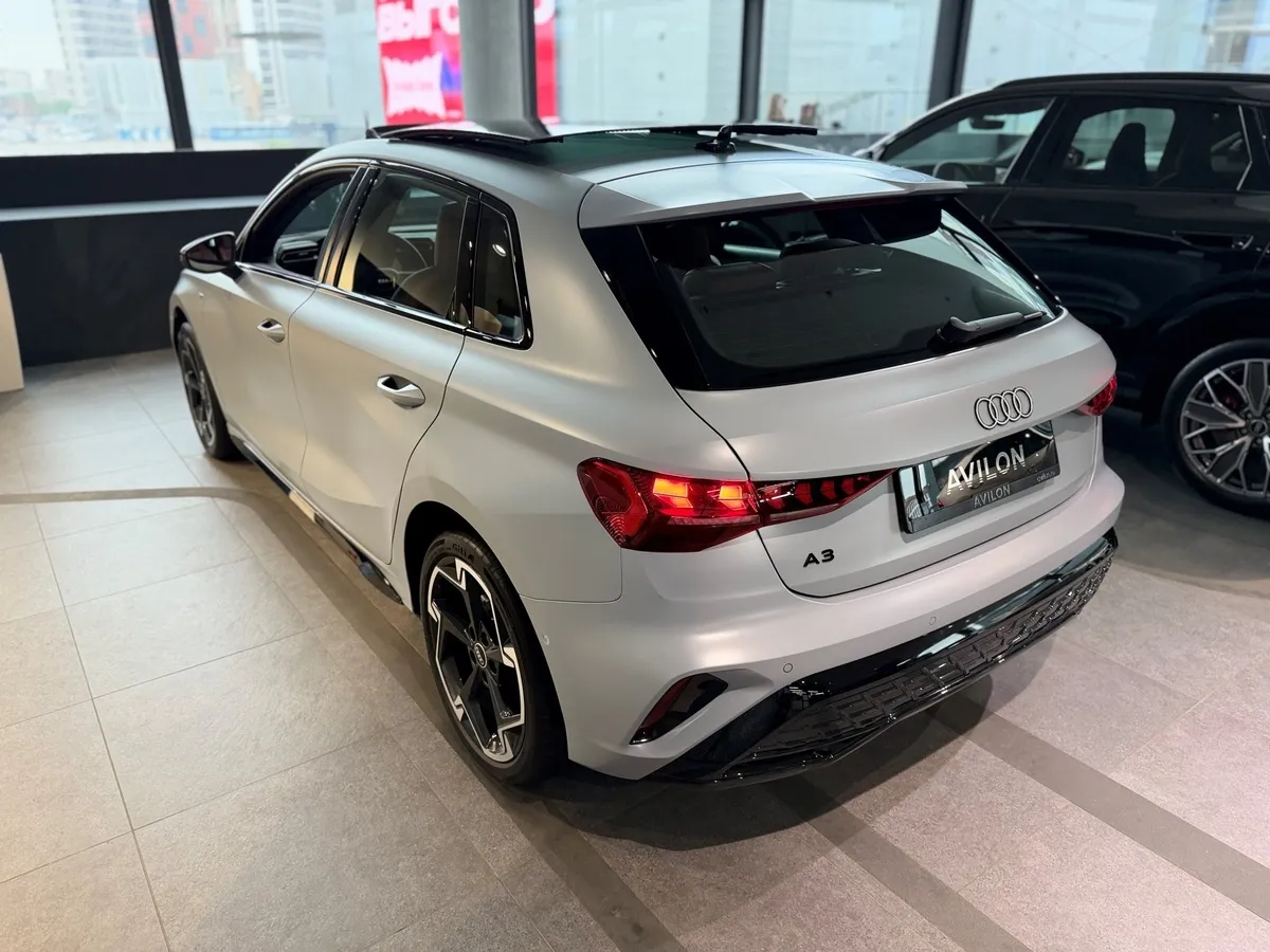 Audi A3 1.5 TFSI AMT (160 л.с.) Серый в АВИЛОН. Слайд №5