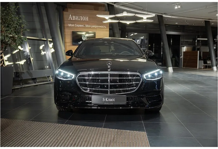 Mercedes-Benz S-Класс S 450 d 9G-TRONIC 4MATIC (330 л.с.) Черный в АВИЛОН. Слайд №3