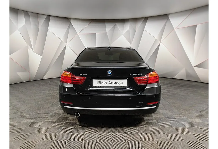 BMW 4 серия 420d xDrive AT (184 л.с.) Черный в АВИЛОН. Слайд №4
