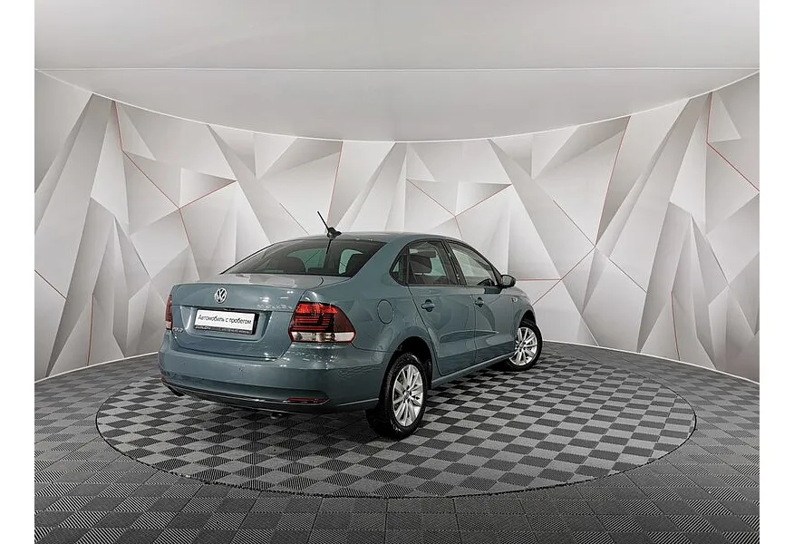 Volkswagen Polo 1.6 MPI AT (110 л.с.) Highline Синий в АВИЛОН. Слайд №2