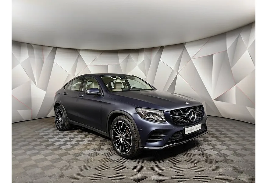 Mercedes-Benz GLC Купе 300 9G-TRONIC 4MATIC (245 л.с.) Sport Синий в АВИЛОН. Слайд №3