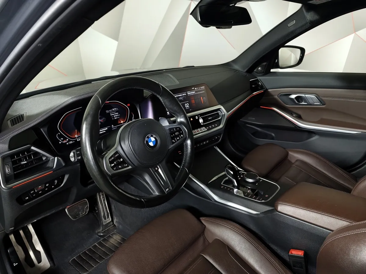 BMW 3 серия M340i xDrive (387 л.с.) Серый в АВИЛОН. Слайд №11