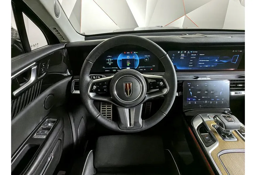 Hongqi E-HS9 AT 4WD (422 л.с.) Бизнес Черный в АВИЛОН. Слайд №18