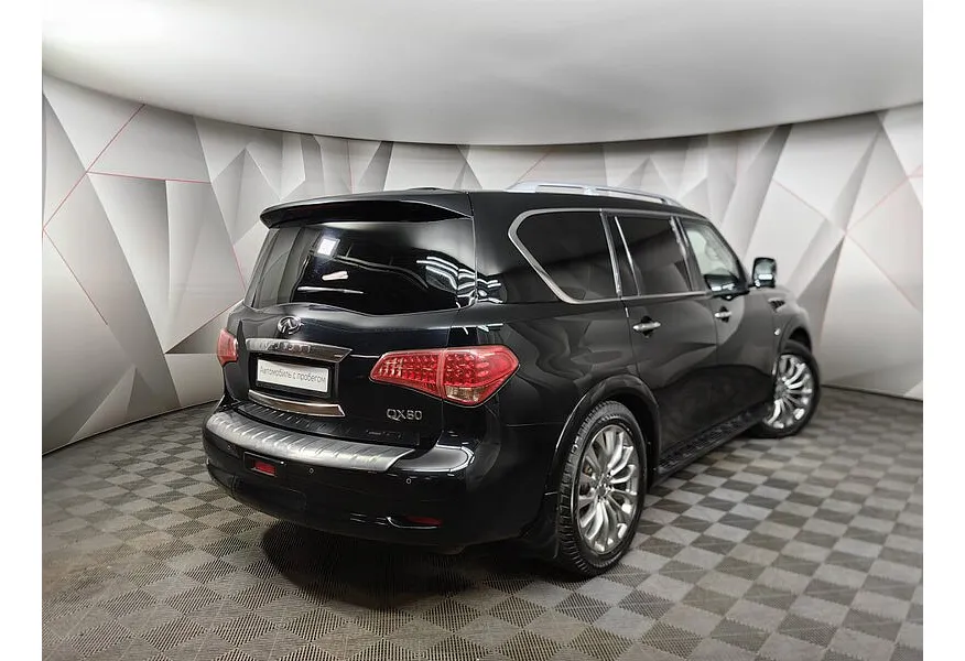 Infiniti QX80 5.6 АТ AWD (405 л.с.) Черный в АВИЛОН. Слайд №2