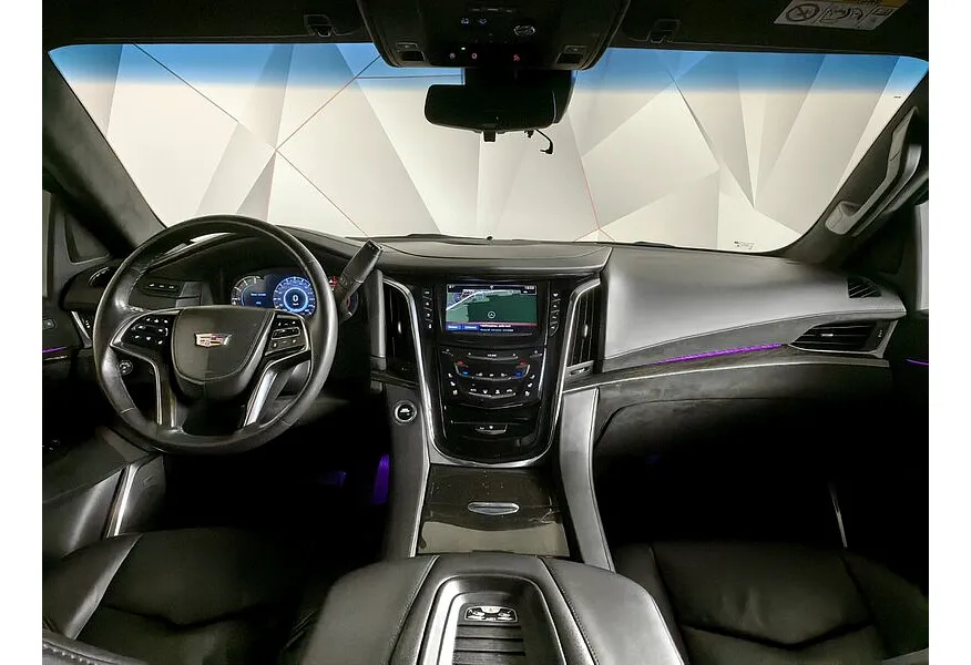 Cadillac Escalade 6.2 V8 AT AWD (420 л.с.) Sport Platinum Черный в АВИЛОН. Слайд №14