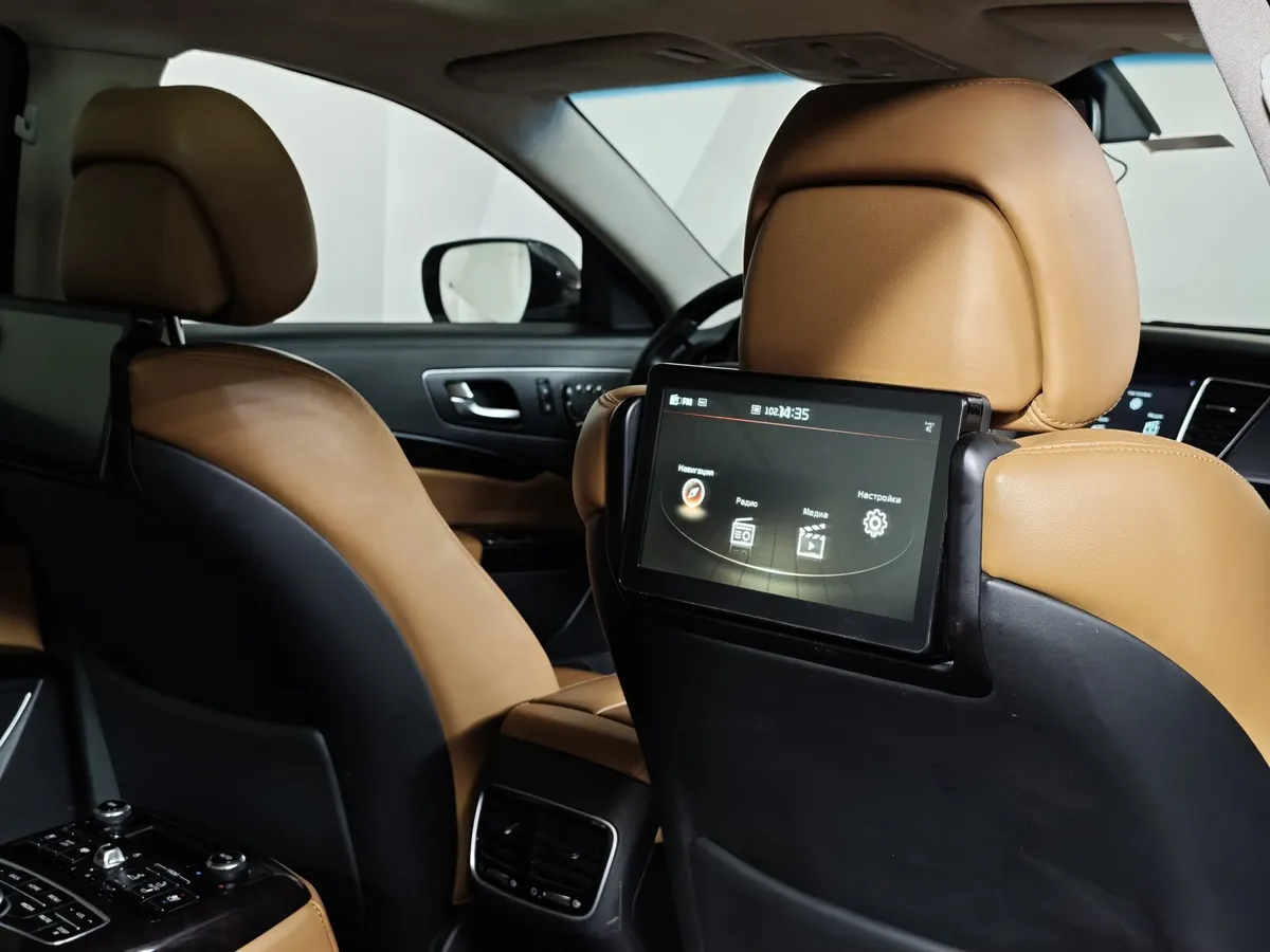 Kia Quoris 3.8 AT (334 л.с.) Premium Черный в АВИЛОН. Слайд №26