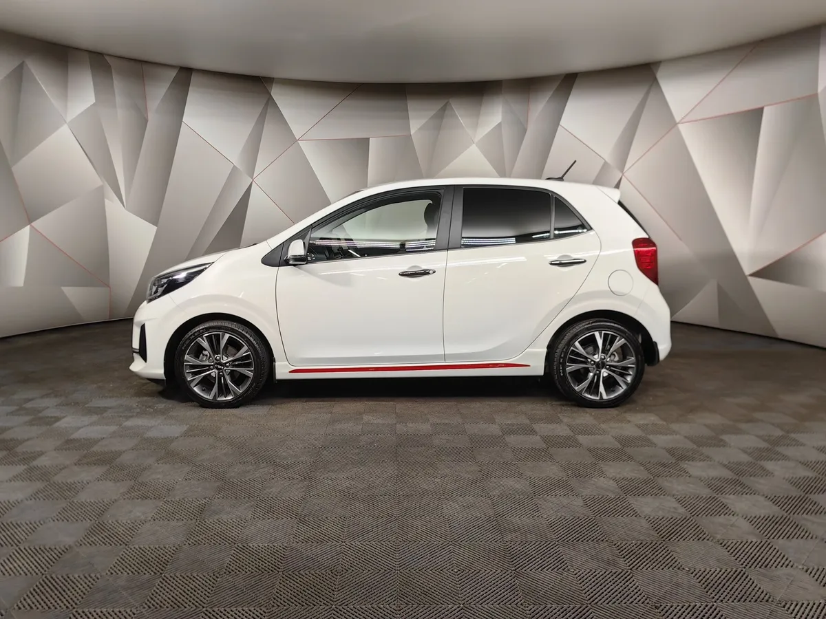 Kia Picanto 1.0 MPI MT (67 л.с.) GT Line Белый в АВИЛОН. Слайд №4