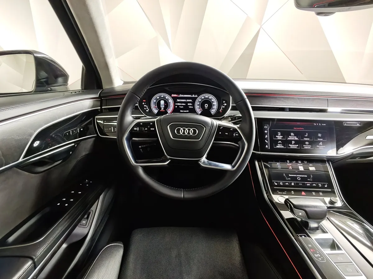 Audi A8 3.0 TFSI L tiptronic quattro (340 л.с.) Черный в АВИЛОН. Слайд №20