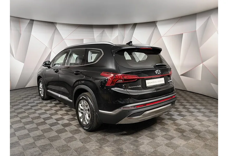 Hyundai Santa Fe 2.2 CRDi AWD 8AT (200 л.с.) Lifestyle Черный в АВИЛОН. Слайд №4