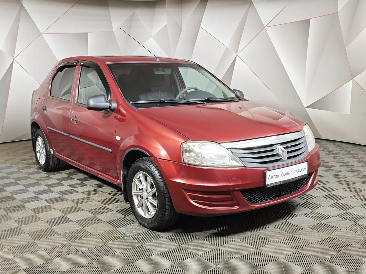 Renault Logan 1.4 MT (75 л.с.) Красный в АВИЛОН. Слайд №3