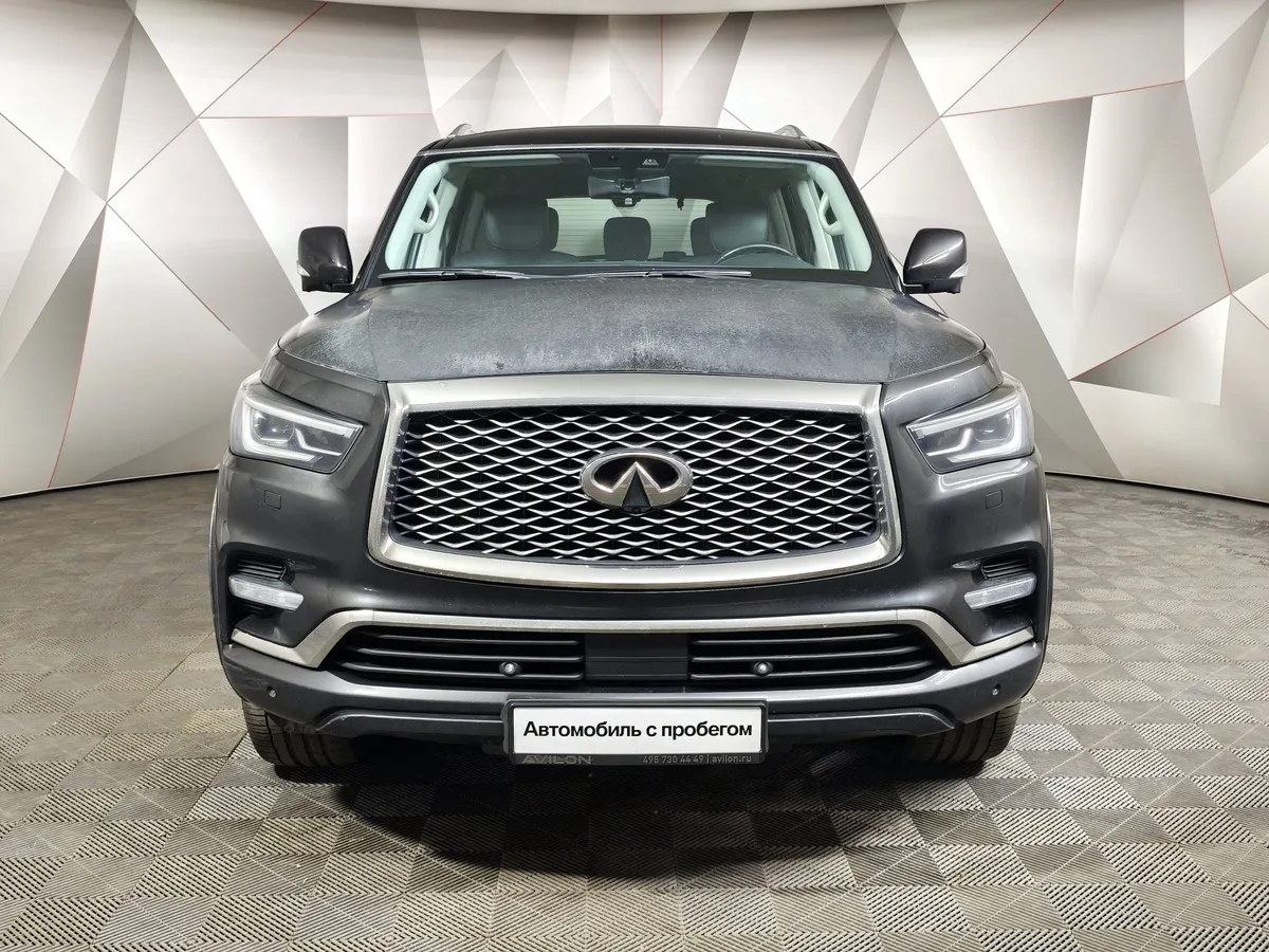 Infiniti QX80 5.6 АТ AWD (405 л.с.) Черный в АВИЛОН. Слайд №7