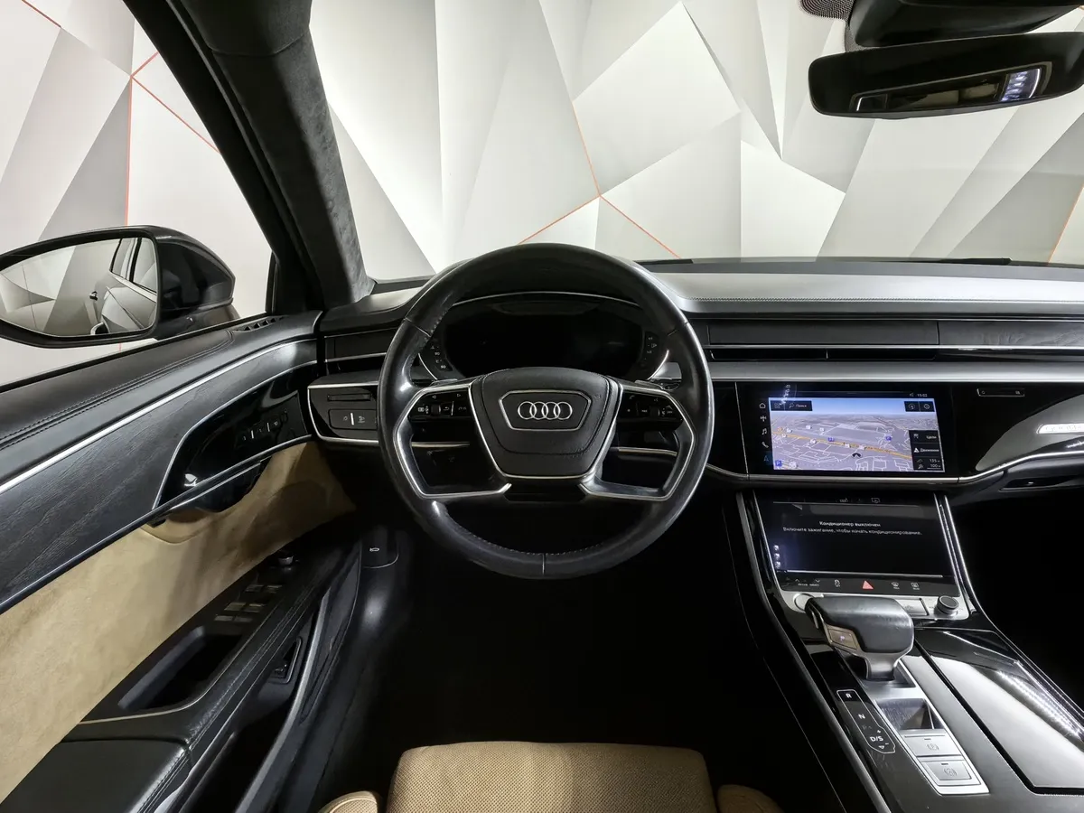 Audi A8 3.0 TDI L tiptronic quattro (250 л.с.) Черный в АВИЛОН. Слайд №19
