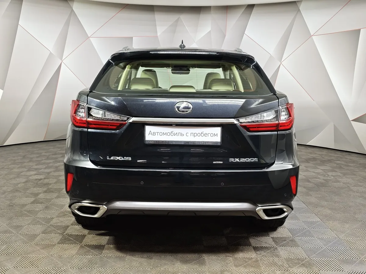 Lexus RX 200t AT AWD (238 л.с.) Luxury Черный в АВИЛОН. Слайд №8
