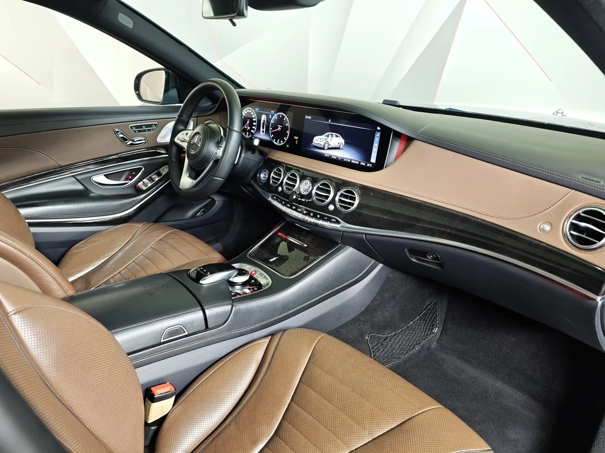 Mercedes-Benz S-Класс S 450 9G-Tronic 4Matic (367 л.с.) Серый в АВИЛОН. Слайд №11