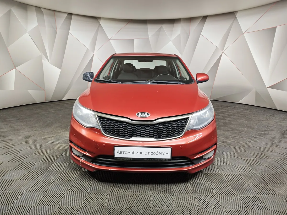 Kia Rio 1.6 AT (123 л.с.) Красный в АВИЛОН. Слайд №7
