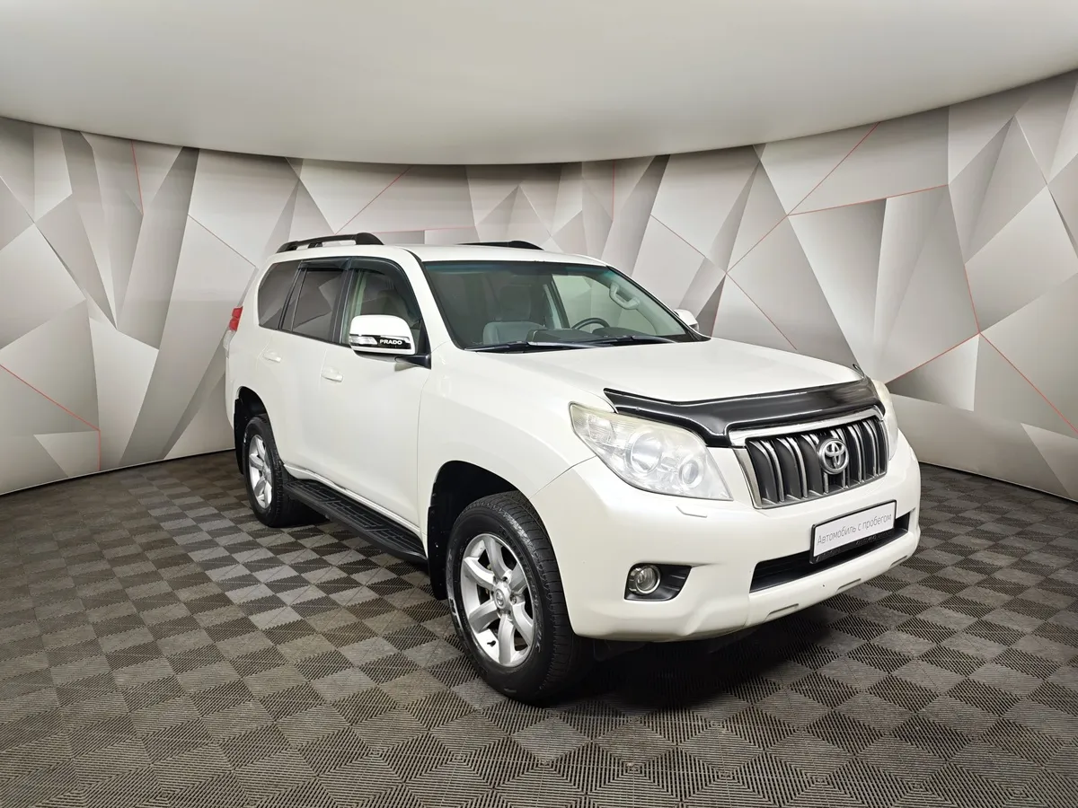 Toyota Land Cruiser Prado 3.0 D AT 4WD (5 мест) (173 л.с.) Белый в АВИЛОН. Слайд №3