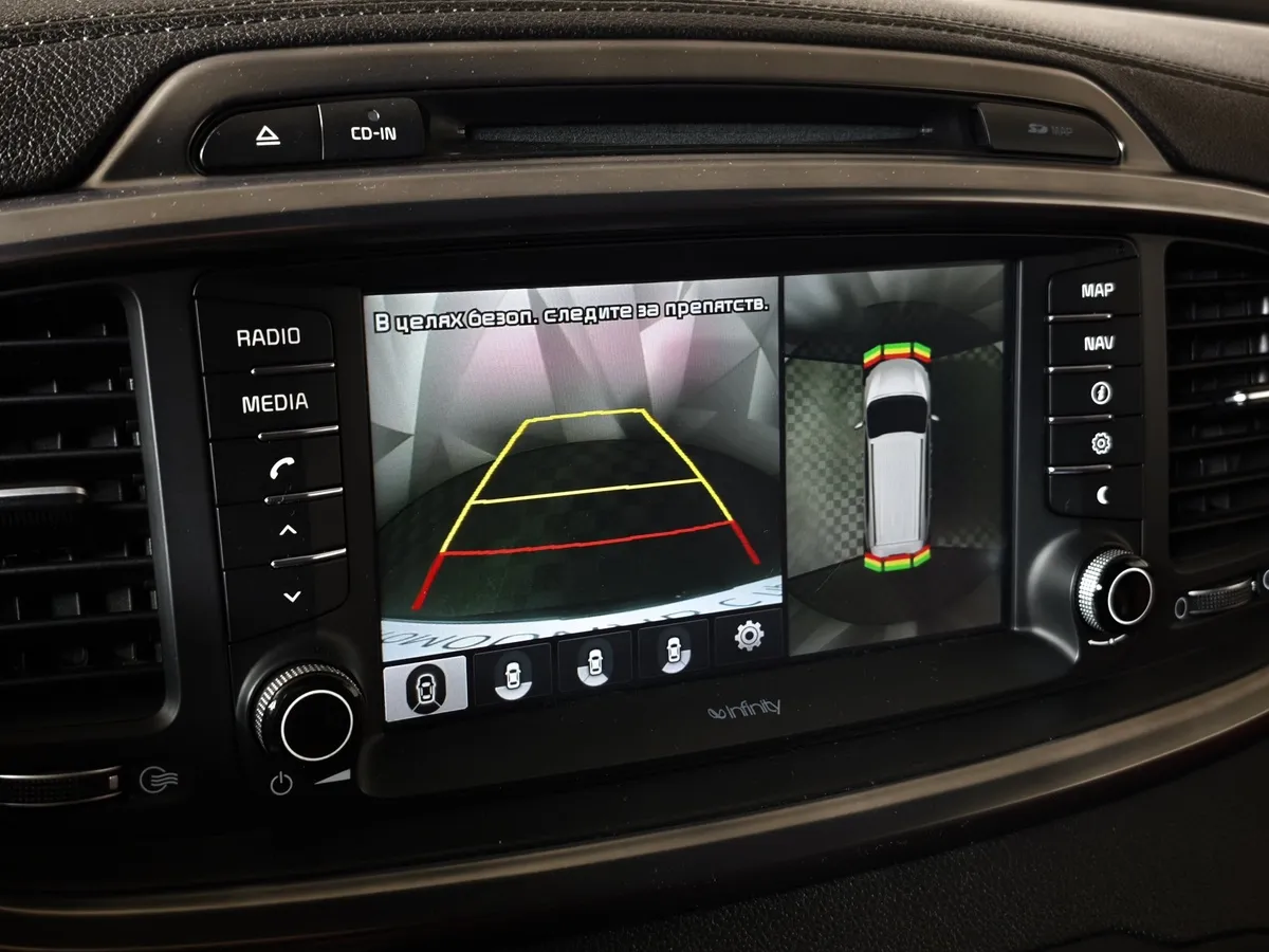 Kia Sorento 3.5 AT AWD (249 л.с.) GT Line Черный в АВИЛОН. Слайд №20