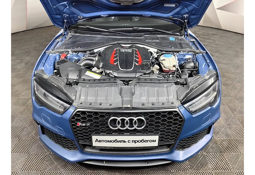 Audi RS 7 4.0 TFSI Tiptronic performance quattro (605 л.с.) Синий в АВИЛОН. Слайд №11