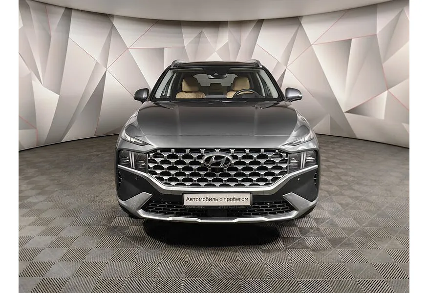 Hyundai Santa Fe 2.2 (200 л.с.) CRDi - 8AT High-Tech + Exclusive Зеленый в АВИЛОН. Слайд №7