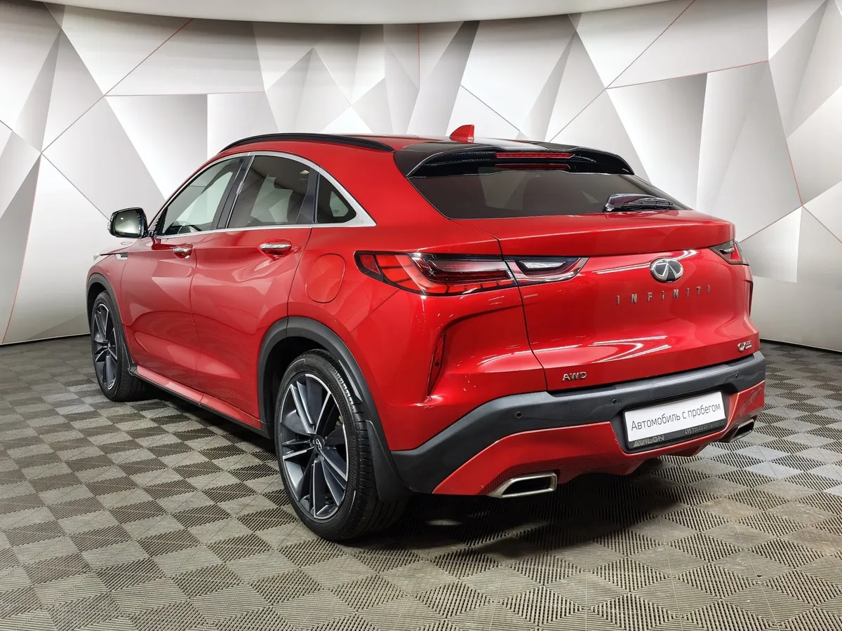 Infiniti QX55 2.0 CVT AWD (249 л.с.) Красный в АВИЛОН. Слайд №4