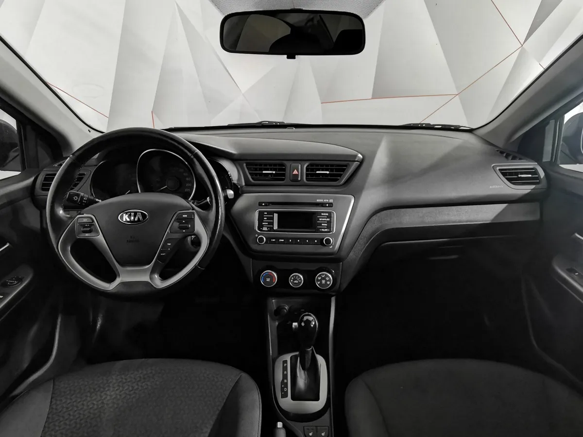 Kia Rio 1.6 AT (123 л.с.) Luxe Серый в АВИЛОН. Слайд №13