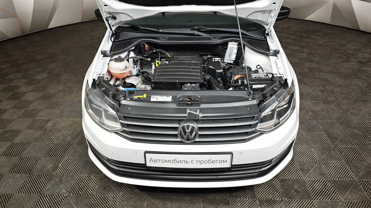 Volkswagen Polo 1.6 MPI AT (110 л.с.) Select Белый в АВИЛОН. Слайд №11